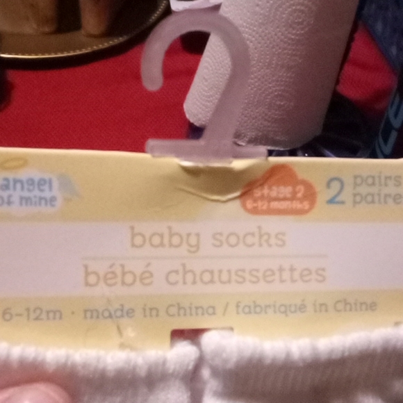 Angle of mine girl socks size 6-12months. - Picture 5 of 5